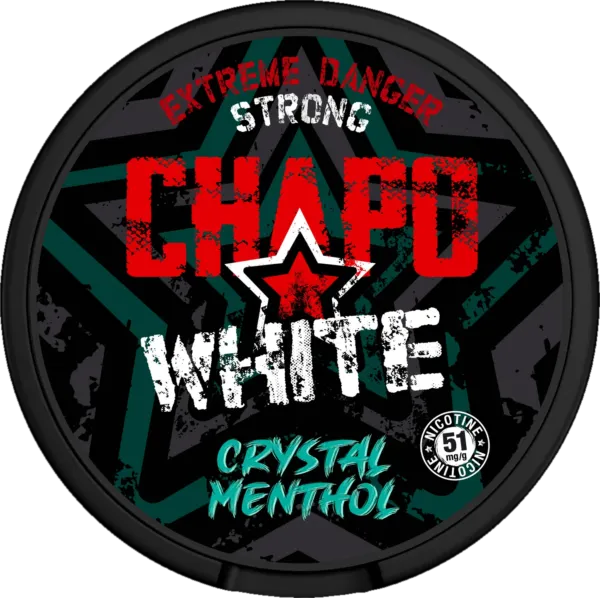 CHAPO WHITE CRYSTAL MENTHOL DANGER STRONG