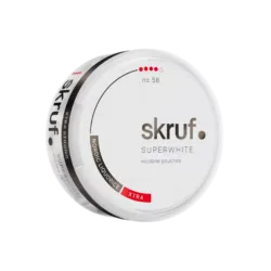 SKRUF SUPERWHITE NORDIC LIQUORICE EXTRA STRONG