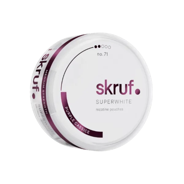 SKRUF SUPERWHITE PURPLE CASSICE SLIM MEDIUM