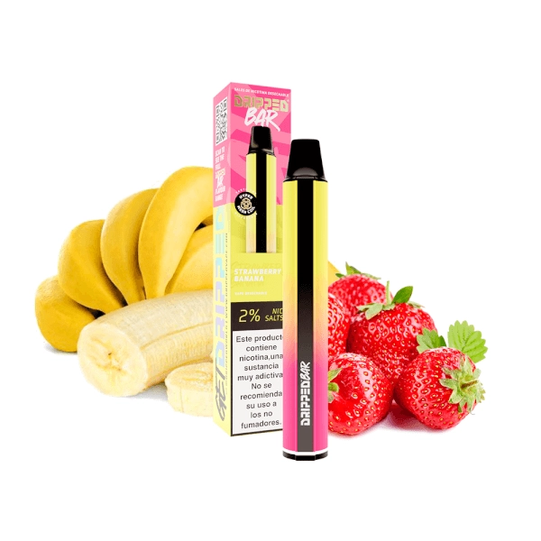 DRIPPED BAR DISPOSABLE STRAWBERRY BANANA 20MG