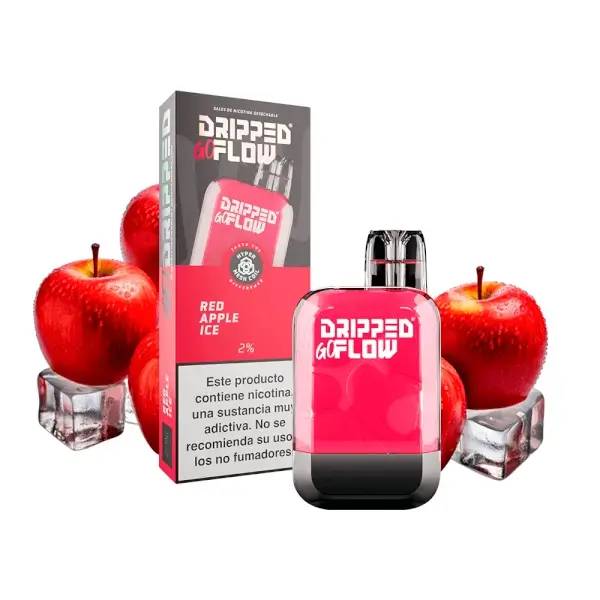 DRIPPED GOFLOW DISPOSABLE RED APPLE ICE 20MG DRIPPED GOFLOW DISPOSABLE RED APPLE ICE 20MG