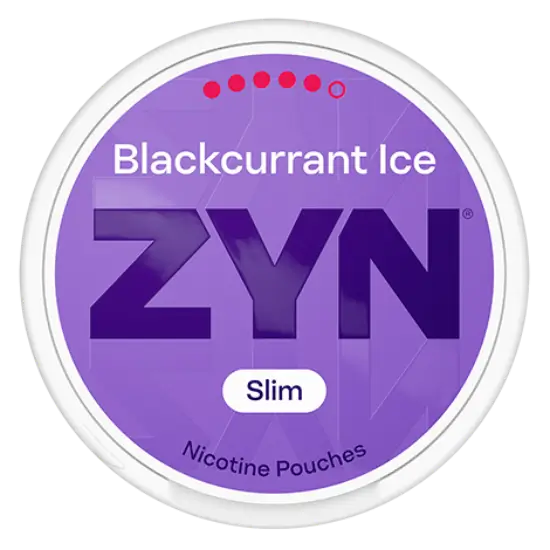 ZYN BLACKCURRANT ICE SLIM S5 ZYN BLACKCURRANT ICE SLIM S5