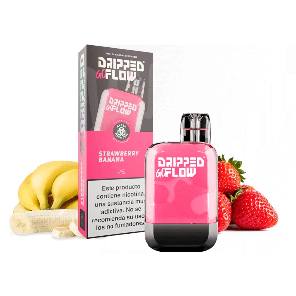 dripped-goflow-disposable-strawberry-banana-20mg DRIPPED GOFLOW DISPOSABLE STRAWBERRY BANANA 20MG